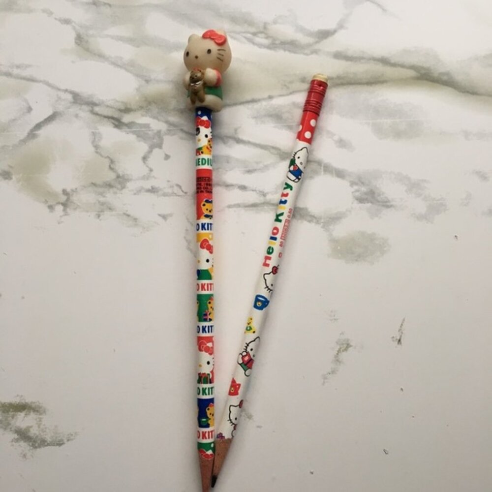 VINTAGE Hello Kitty pencils - AS IS